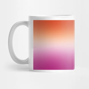 Lesbian Pride Flag Gradient Mug